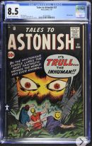 TALES TO ASTONISH 21 CGC 8.5 OW/W PAGES HIGHEST GRADED PRE-HERO MARVEL KIRBY