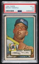 1952 Topps Mickey Mantle (e in Signature Pointing Down) #311 PSA 1.5 HOF