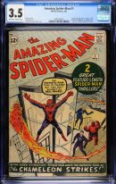 Amazing Spiderman 1 1963 GCG 3.5 Fantastic Four Crossover