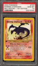 Pokemon Shining Charizard Neo Destiny 1st Edition Secret Rare Holo #107 PSA 10