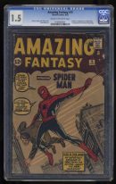 Amazing Fantasy #15 CGC FA/GD 1.5 1st Appearance Spider-Man