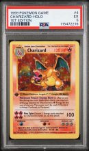 1999 Pokémon Base Set 1st Edition #4 Charizard - Holo PSA 5