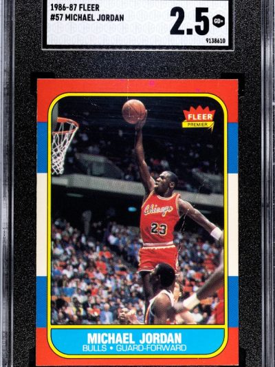 1986 Fleer Michael Jordan #57 SGC 2.5